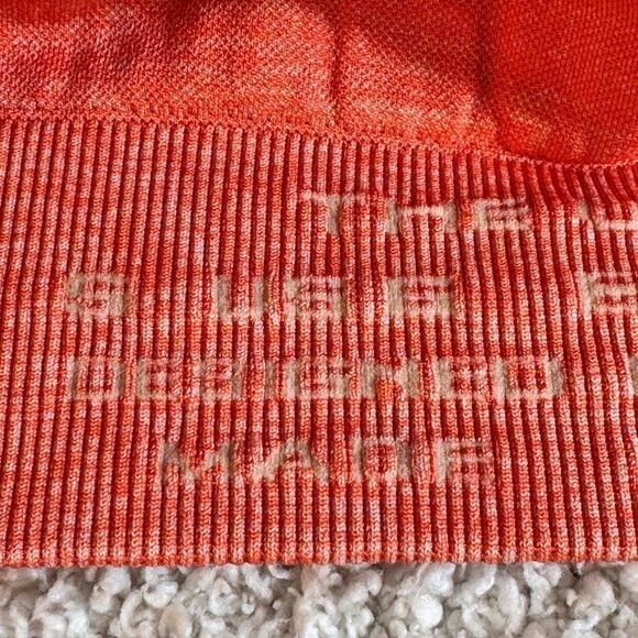 The Up Side Sports Bra Womens Size Small Citrus Marle Seamless Elasticized New - Picture 6 of 9